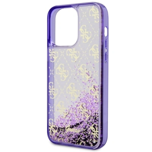 Kup Etui Guess GUHCP14XLC4PSGU Apple iPhone 14 Pro Max purpurowy/purple hardcase Liquid Glitter 4G Transculent - GUE2461 - {ean13} - Sklep Home Screen