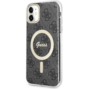 Kup Etui Guess GUHMN61H4STK Apple iPhone 11 czarny/black hardcase 4G MagSafe - GUE2464 - {ean13} - Sklep Home Screen
