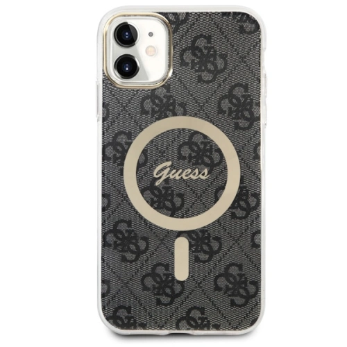 Kup Etui Guess GUHMN61H4STK Apple iPhone 11 czarny/black hardcase 4G MagSafe - GUE2464 - {ean13} - Sklep Home Screen