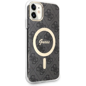 Kup Etui Guess GUHMN61H4STK Apple iPhone 11 fekete/black hardcase 4G MagSafe - GUE2464 - {ean13} - Sklep Home Screen