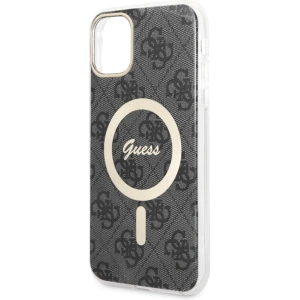 Kup Etui Guess GUHMN61H4STK Apple iPhone 11 fekete/black hardcase 4G MagSafe - GUE2464 - {ean13} - Sklep Home Screen