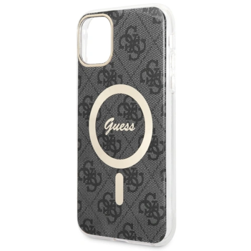 Kup Etui Guess GUHMN61H4STK Apple iPhone 11 czarny/black hardcase 4G MagSafe - GUE2464 - {ean13} - Sklep Home Screen