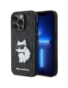 Karl Lagerfeld Apple Tasche KLHCP14LSAKHPCK iPhone 14 Pro schwarz/schwarz Saffiano Monogram Choupette
