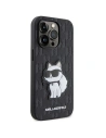 Kup Karl Lagerfeld Apple Tasche KLHCP14LSAKHPCK iPhone 14 Pro schwarz/schwarz Saffiano Monogram Choupette - KLD1543 - {ean13} - Sklep Home Screen