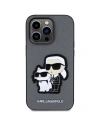 Kup Etui Karl Lagerfeld KLHCP14LSANKCPG Apple iPhone 14 Pro hardcase srebrny/silver Saffiano Karl & Choupette - KLD1544 - {ean13} - Sklep Home Screen