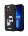 Etui Karl Lagerfeld KLHCP14LSANKCPK Apple iPhone 14 Pro hardcase černý/black Saffiano Karl & Choupette
