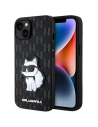 Etui Karl Lagerfeld KLHCP14MSAKHPCK Apple iPhone 14 Plus / 15 Plus černý/black Saffiano Monogram Choupette
