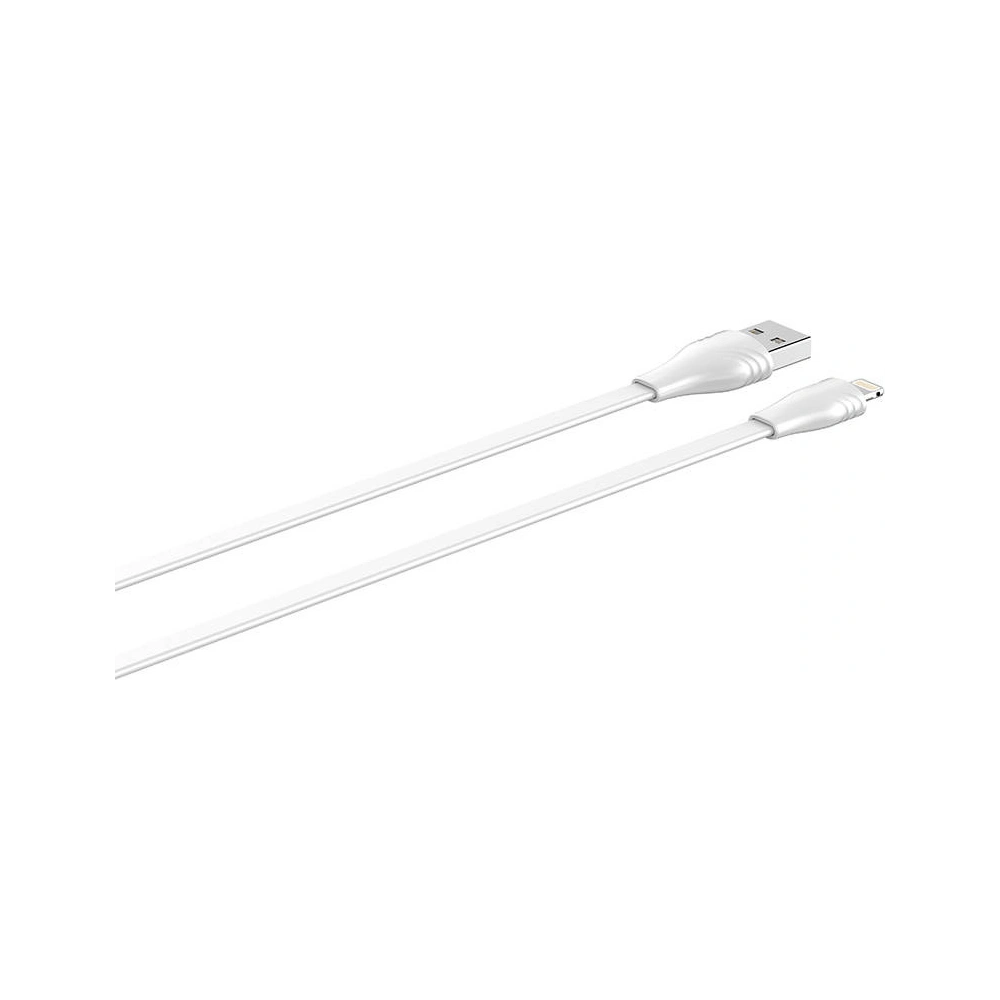 Kabel LDNIO LS550 USB-A/Lightning 2.4A, 0.2m (biały)
