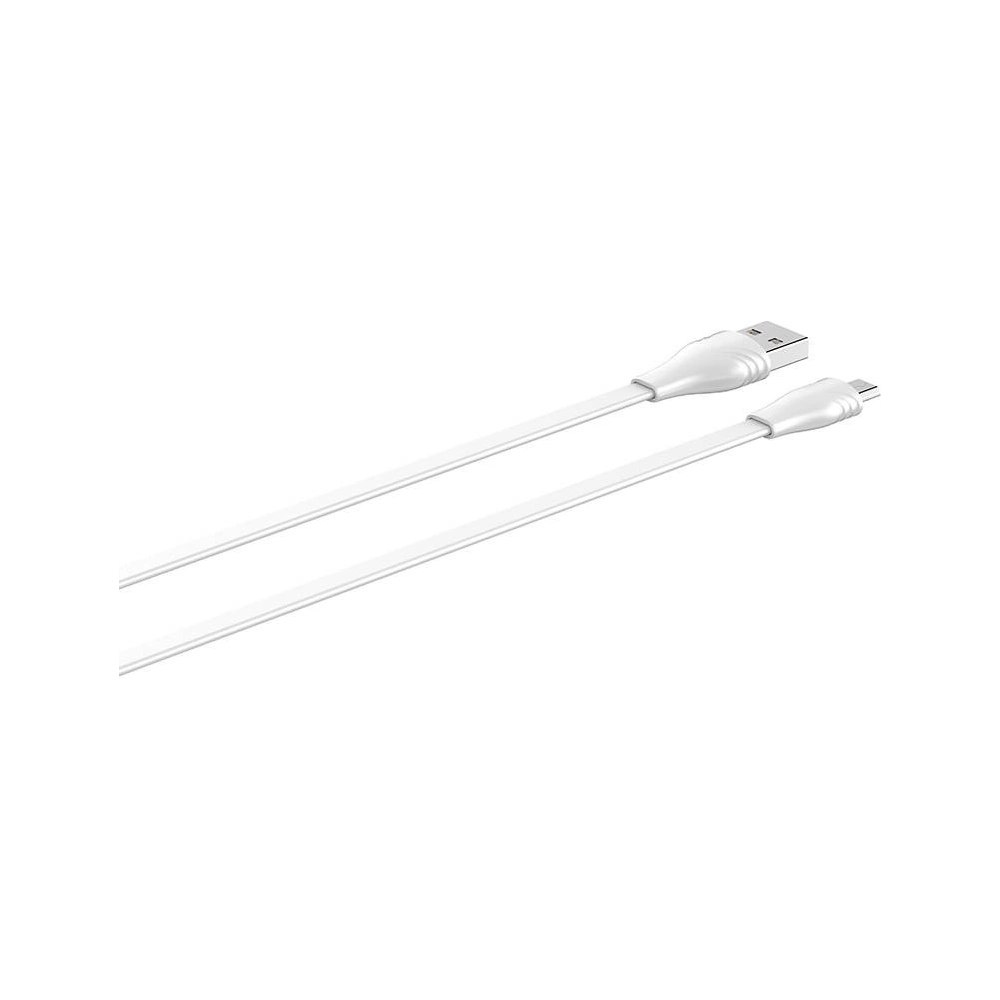 Kabel LDNIO LS552 USB-A/microUSB 2.1A, 2m (biały)