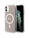 Guess Apple Tasche GUHMN61H4STP iPhone 11 rosa/rosa Hartschale 4G MagSafe