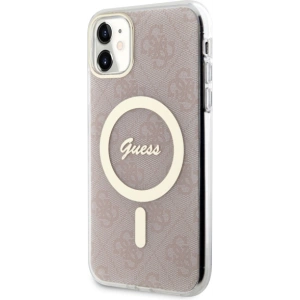 Kup Etui Guess GUHMN61H4STP Apple iPhone 11 rózsaszín/pink hardcase 4G MagSafe - GUE2465 - {ean13} - Sklep Home Screen