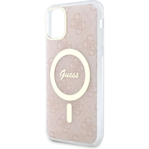Kup Etui Guess GUHMN61H4STP Apple iPhone 11 rózsaszín/pink hardcase 4G MagSafe - GUE2465 - {ean13} - Sklep Home Screen