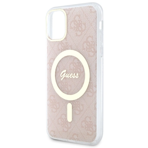 Kup Etui Guess GUHMN61H4STP Apple iPhone 11 růžový/pink hardcase 4G MagSafe - GUE2465 - {ean13} - Sklep Home Screen