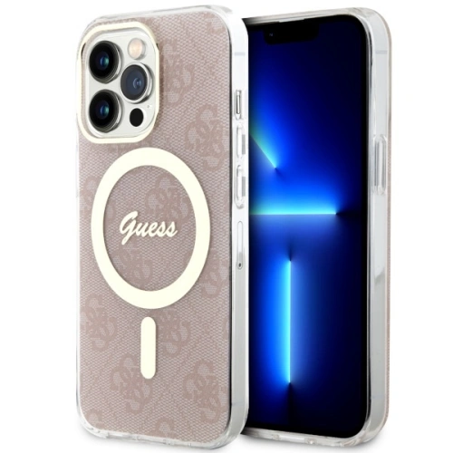 Kup Etui Guess GUHMP13LH4STP Apple iPhone 13 Pro roz/roz hardcase 4G MagSafe - GUE2468 - {ean13} - Sklep Home Screen