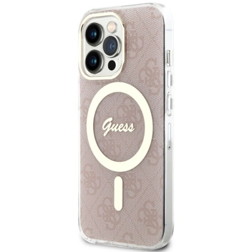 Kup Etui Guess GUHMP13LH4STP Apple iPhone 13 Pro różowy/pink hardcase 4G MagSafe - GUE2468 - {ean13} - Sklep Home Screen