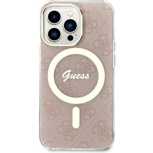 Kup Etui Guess GUHMP13LH4STP Apple iPhone 13 Pro różowy/pink hardcase 4G MagSafe - GUE2468 - {ean13} - Sklep Home Screen