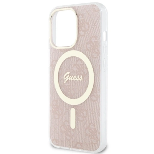 Kup Etui Guess GUHMP13LH4STP Apple iPhone 13 Pro różowy/pink hardcase 4G MagSafe - GUE2468 - {ean13} - Sklep Home Screen