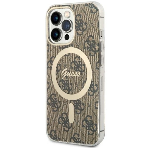 Kup Etui Guess GUHMP13LH4STW Apple iPhone 13 Pro hnědý/brown hardcase 4G MagSafe - GUE2469 - {ean13} - Sklep Home Screen