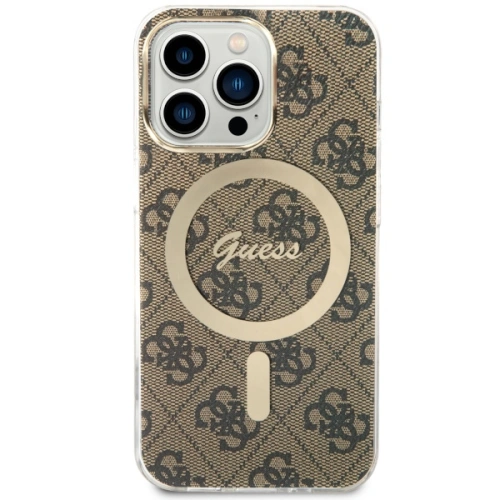 Kup Etui Guess GUHMP13LH4STW Apple iPhone 13 Pro brązowy/brown hardcase 4G MagSafe - GUE2469 - {ean13} - Sklep Home Screen