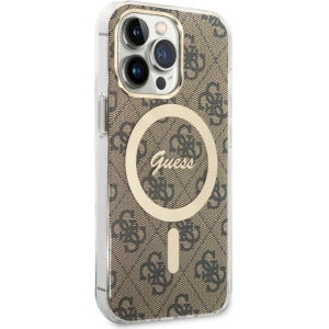 Kup Etui Guess GUHMP13LH4STW Apple iPhone 13 Pro brązowy/brown hardcase 4G MagSafe - GUE2469 - {ean13} - Sklep Home Screen