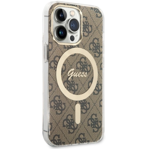Kup Etui Guess GUHMP13LH4STW Apple iPhone 13 Pro brązowy/brown hardcase 4G MagSafe - GUE2469 - {ean13} - Sklep Home Screen