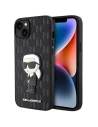 Karl Lagerfeld Apple Tasche KLHCP14MSAKHPKK iPhone 14 Plus / 15 Plus schwarz/schwarz Saffiano Monogram Ikonik