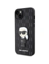 Kup Karl Lagerfeld Apple Tasche KLHCP14MSAKHPKK iPhone 14 Plus / 15 Plus schwarz/schwarz Saffiano Monogram Ikonik - KLD1547 - {ean13} - Sklep Home Screen