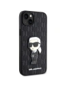 Kup Karl Lagerfeld Apple Tasche KLHCP14MSAKHPKK iPhone 14 Plus / 15 Plus schwarz/schwarz Saffiano Monogram Ikonik - KLD1547 - {ean13} - Sklep Home Screen