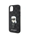 Kup Karl Lagerfeld Apple Tasche KLHCP14MSAKHPKK iPhone 14 Plus / 15 Plus schwarz/schwarz Saffiano Monogram Ikonik - KLD1547 - {ean13} - Sklep Home Screen