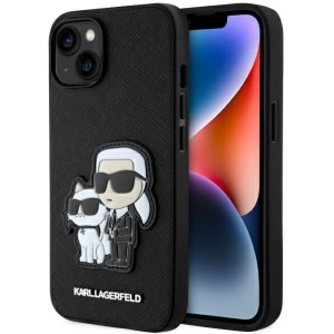 Etui Karl Lagerfeld KLHCP14MSANKCPK Apple iPhone 14 Plus / 15 Plus hardcase czarny/black Saffiano Karl & Choupette