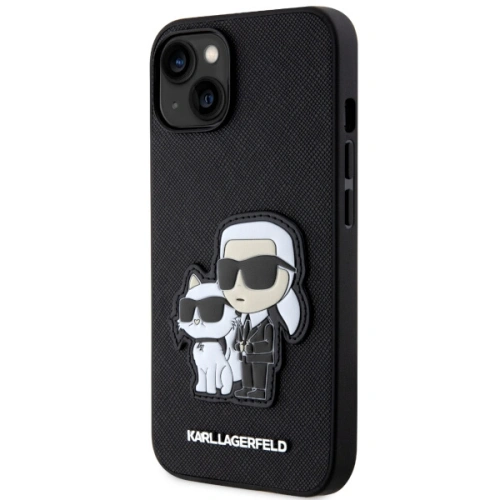 Kup Etui Karl Lagerfeld KLHCP14MSANKCPK Apple iPhone 14 Plus / 15 Plus hardcase černý/black Saffiano Karl & Choupette - KLD1548 - {ean13} - Sklep Home Screen