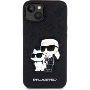 Etui Karl Lagerfeld KLHCP14MSANKCPK Apple iPhone 14 Plus / 15 Plus hardcase czarny/black Saffiano Karl & Choupette