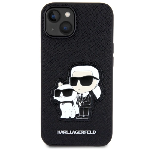 Kup Etui Karl Lagerfeld KLHCP14MSANKCPK Apple iPhone 14 Plus / 15 Plus hardcase černý/black Saffiano Karl & Choupette - KLD1548 - {ean13} - Sklep Home Screen