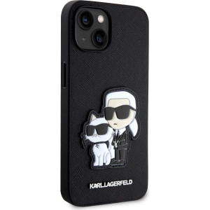 Etui Karl Lagerfeld KLHCP14MSANKCPK Apple iPhone 14 Plus / 15 Plus hardcase czarny/black Saffiano Karl & Choupette