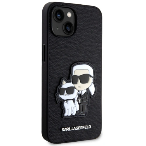 Kup Etui Karl Lagerfeld KLHCP14MSANKCPK Apple iPhone 14 Plus / 15 Plus hardcase černý/black Saffiano Karl & Choupette - KLD1548 - {ean13} - Sklep Home Screen