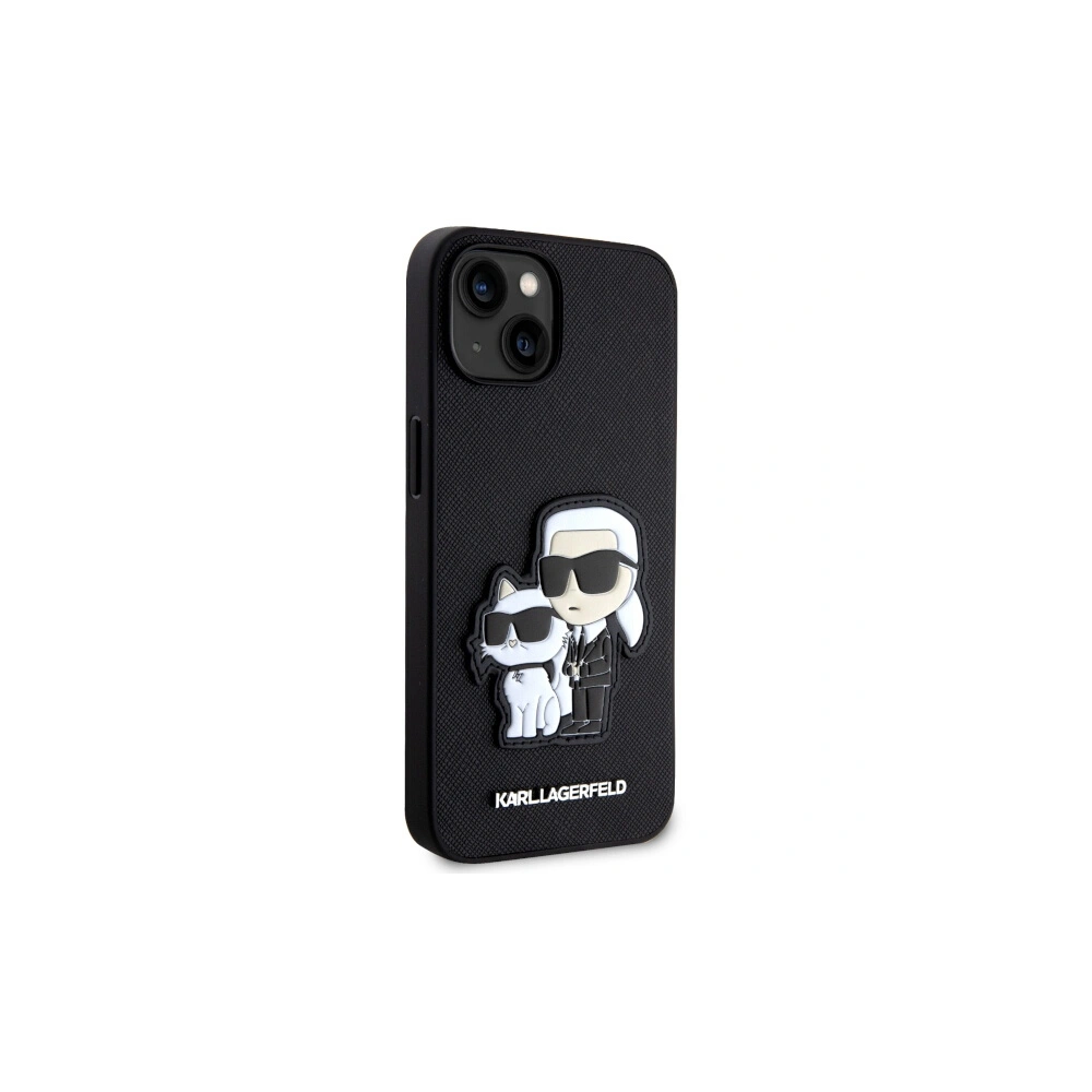 Etui Karl Lagerfeld KLHCP14MSANKCPK Apple iPhone 14 Plus / 15 Plus hardcase czarny/black Saffiano Karl & Choupette