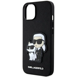 Etui Karl Lagerfeld KLHCP14MSANKCPK Apple iPhone 14 Plus / 15 Plus hardcase czarny/black Saffiano Karl & Choupette