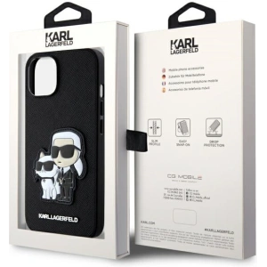 Etui Karl Lagerfeld KLHCP14MSANKCPK Apple iPhone 14 Plus / 15 Plus hardcase czarny/black Saffiano Karl & Choupette
