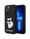 Etui Karl Lagerfeld KLHCP14S3DRKHNK Apple iPhone 14 černý/black hardcase Rubber Choupette 3D