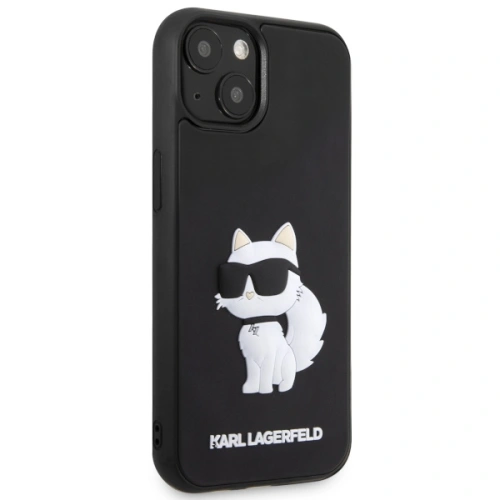 Kup Etui Karl Lagerfeld KLHCP14S3DRKHNK Apple iPhone 14 negru/black hardcase Rubber Choupette 3D - KLD1549 - {ean13} - Sklep Home Screen