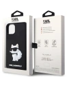 Kup Karl Lagerfeld Apple Tasche KLHCP14S3DRKHNK iPhone 14 schwarz/schwarz Hartschale Gummi Choupette 3D - KLD1549 - {ean13} - Sklep Home Screen