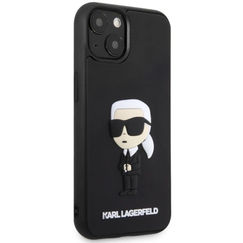 Kup Etui Karl Lagerfeld KLHCP14S3DRKINK Apple iPhone 14 negru/black hardcase Rubber Ikonik 3D - KLD1550 - {ean13} - Sklep Home Screen