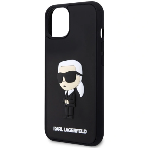 Kup Etui Karl Lagerfeld KLHCP14S3DRKINK Apple iPhone 14 negru/black hardcase Rubber Ikonik 3D - KLD1550 - {ean13} - Sklep Home Screen