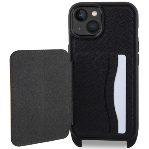 Kup Etui Karl Lagerfeld KLHCP14SCSAKCPMK Apple iPhone 14 hardcase černý/black Crossbody Saffiano Karl & Choupette - KLD1551 - {ean13} - Sklep Home Screen