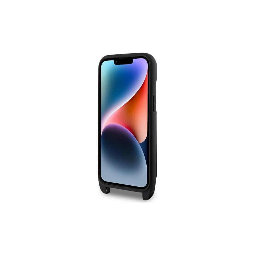 Etui Karl Lagerfeld KLHCP14SCSAKCPMK Apple iPhone 14 hardcase czarny/black Crossbody Saffiano Karl & Choupette