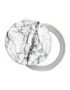 Următorul este un suport pentru telefon POPSOCKETS PopMirror Stone White Marble alb/white 37588.