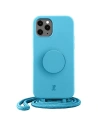 Etui Just Elegance PopGrip Apple iPhone 11 Pro niebieski/aqua 30053