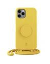 Etui Just Elegance PopGrip Apple iPhone 11 Pro sárga/rabbit's paw 30052