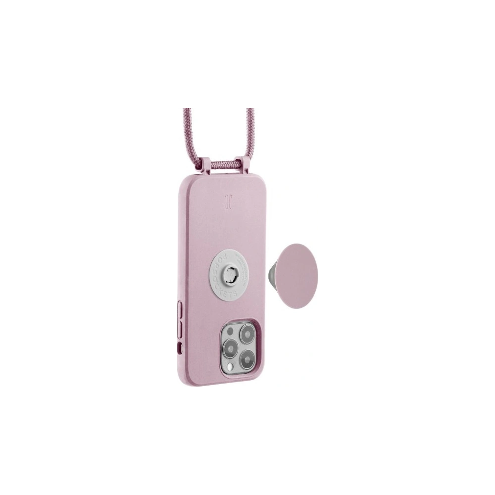 Etui Just Elegance PopGrip Apple iPhone 14 Pro jasno różowy/rose breath 30189 AW/SS2