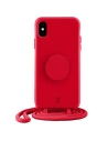 Kup Just Elegance Apple Tasche PopGrip iPhone XS/X rot/cyberrot 30016 - JEC145 - {ean13} - Sklep Home Screen